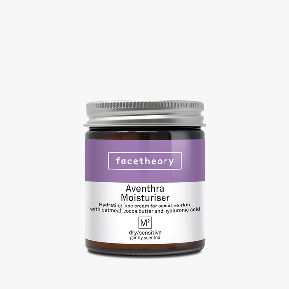 Aventhra Moisturiser M2 with Oatmeal, Cocoa Butter and Hyaluronic Acid.