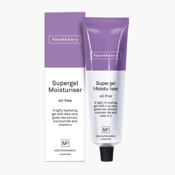 Supergel Oil-free Moisturiser M3 for Oily and Acne-Prone Skin with Aloe Vera and Niacinamide