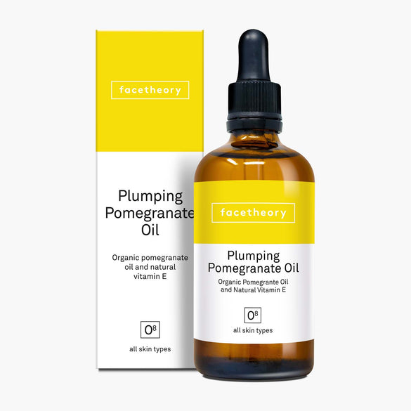 Plumping Pomegranate Oil O8 with Co2 Extracted Organic Pomegranate Oil and Vitamin E